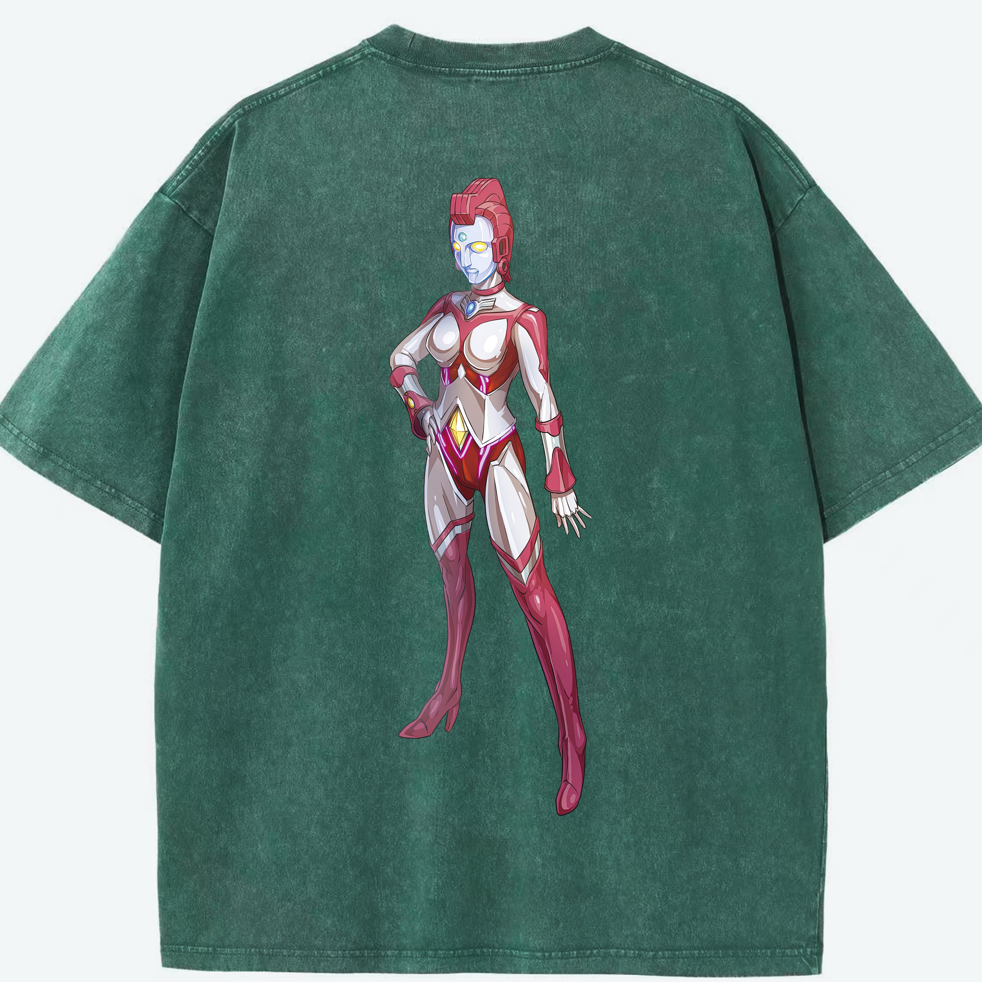 （画像用） ウルトラマン Ultraman 綿100% ヴィンテージ風 半袖Tシャツ（背面プリント）